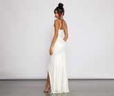 Parker Formal Metallic Wrap Dresses